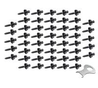 New Marine Tenax Lot de 50 vis à tôle inférieures 4,2 x 16 mm + 1 clé TENAX Noir