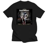 New Mens Fashion Power Metal Kamelot Rock Band Casual T-Shirts Hip Hop Tshirts Harajuku Styles Tops Clothing Black 3XL