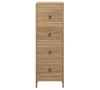 NEW Meuble stockage - vidaxL - Commode 30 x 30 x 90 cm Bois massif de teck - Commode de chambre 60377