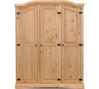 New Mexico Armoire 3 pièces, largeur 152 cm, hauteur 193 cm, délavé/ciré.