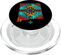 New Mexico State Floral Design NM Zia Impression d'art PopSockets PopGrip pour MagSafe