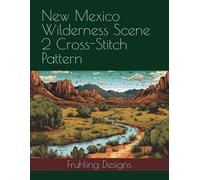 New Mexico Wilderness Scene 2 Cross-Stitch Pattern