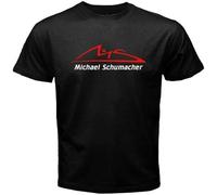New Michael Schumacher Logo Racing Legend Men's Black T-Shirt Size S to 3XL