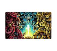 New Mlikemat Tapis de Souris avec Carte à Collectionner Motif Dark Magician Black Rose Dragon