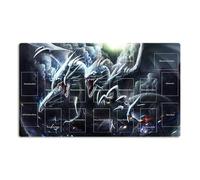 New Mlikemat Tapis de Souris avec Carte à Collectionner Motif Dark Magician Black Rose Dragon ZD014-106