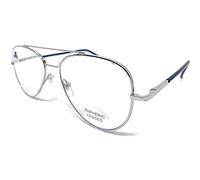 new modèle Lunettes de Lecture Anti lumière Bleue, Gaming, Anti Fatigue, Lunettes d'Ordinateur, pour Homme et Femme Lunettes de Vue Presbyte +0.00 à +3.50 Venice PILOT (Bleu - Argent, +1.50)