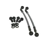 NEW MOTORZ Durites de radiateur d'huile 10/10mm - 200mm - Dirt Bike / Pit Bike (2 paires)
