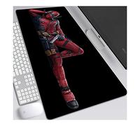 New Mutant Deadpool Tapis de Souris XL 900x400mm Hydrorésistant Anime Mouse Pad Grand Tapis de Souris Gamer avec Base en Caoutchouc Anti-Glissant Surface Texturée pour Ordinateur et PC, E