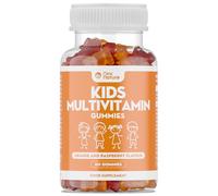 New Nature Gommes Multivitaminées Enfants - Avec Zinc, Vitamines C & D - Saveur Orange & Framboise - 60 Gummies