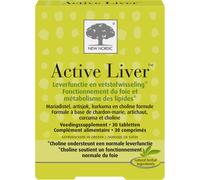 New Nordic Active Liver Complément Alimentaire Pour Le Fonctionnement Du Foie 30 Comprimés