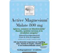 New Nordic Active Magnésium Malate 800mg 60 Comprimés