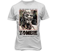 New Novelty Tee Vintage 70's Horror Movie Zombie Mens T-Shirt Manches Courtes(3X-Large)