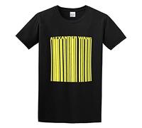 New NWT Men Alexander Wang Barcode Graphic Mens Short Sleeve Shirt XL