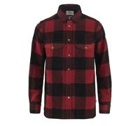 Chemise Fjällräven Canada manche longue rouge noir - L