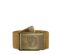 NEW - Official Fjallraven Canvas Brass Belt 4cm Buckwheat Brown