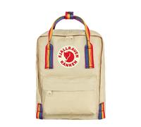 NEW - Official Fjallraven Kanken Rainbow Mini Light Oak-Rainbow Pattern