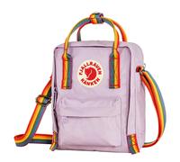 NEW - Official Fjallraven Kanken Rainbow Sling Pastel Lavender-Rainbow