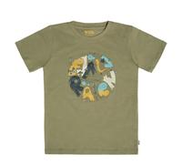 NEW - Official Fjallraven Kids Forest Findings T-Shirt Light Olive