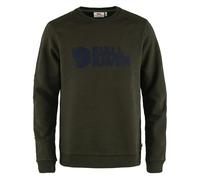 Pull Fjällräven Logo manche longue vert militaire bleu - L