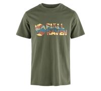 NEW - Official Fjallraven Multicolor Logo T-shirt Laurel Green