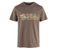 NEW - Official Fjallraven Multicolor Logo T-shirt Suede Brown