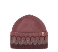 NEW - Official Fjallraven Path Knit Beanie Dark Garnet / Mesa Purple