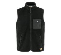 NEW - Official Fjallraven Vardag Pile Fleece Vest Black / Dark Grey