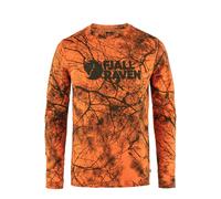 NEW - Official Fjallraven Varmland Wool LS Orange Multi Camo