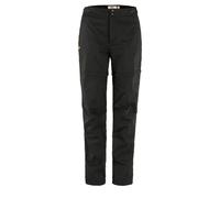 NEW - Official Fjallraven Womens Abisko Hike Zip-Off Trousers Reg Leg Black