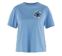 NEW - Official Fjallraven Womens Fjallblomster Logo T-shirt Ultramarine