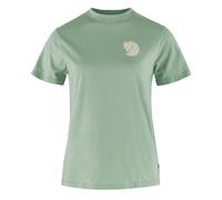 NEW - Official Fjallraven Womens Fox Boxy Logo Tee Misty Green