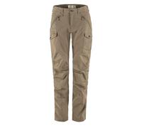 Fjällräven Nikka Trousers Curved - Pantalon trekking femme Suede Brown EU 34