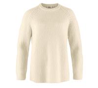 NEW - Official Fjallraven Womens Ovik Rib Sweater Chalk White