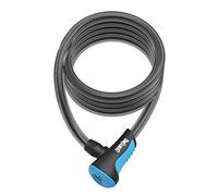 New OnGuard Neon Coil Cable Lock 180 x 10mm 4 Colours (Blue)