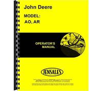 New Operators Manual For John Deere Tractor AO Styled (272000 & Up)