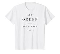 New Order Substance T-Shirt, Enfant, Blanc, 4 Ans
