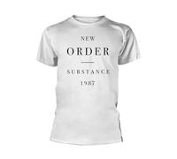 New Order - T-Shirt # S Unisex White # Substance [Import]