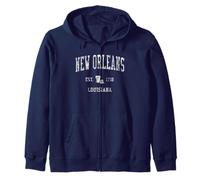 New Orleans Louisiana LA T-Shirt Vintage Sport Sweat à Capuche