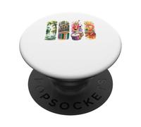 New Orleans NOLA Jazz Crawfish Bayou Art PopSockets PopGrip Adhésif