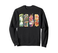 New Orleans NOLA Jazz Crawfish Bayou Art Sweatshirt