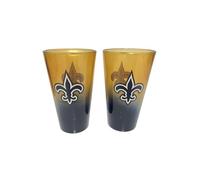 New Orleans Saints NFL Lot de 2 verres à pinte 475 ml