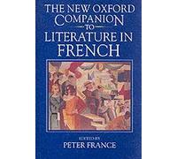New Oxford Companion To Literature In French