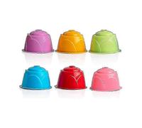 New Pack of 6 Reusable Coffee Capsules with 25-26s Filter Capsules for Your Enjoyment!