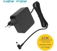 NEW POW Chargeur Alimentation Compatible pour PC Portable ASUS X751 X751L X751LX R556 R556L R556LA -19V 3.42A 65W