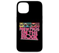 New Pugs on The Block Funny Pug Owner Pop Culture Gift Coque pour iPhone 13