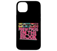 New Pugs on The Block Funny Pug Owner Pop Culture Gift Coque pour iPhone 14 Plus