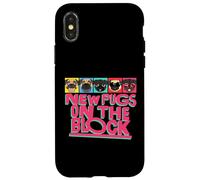 New Pugs on The Block Funny Pug Owner Pop Culture Gift Coque pour iPhone X/XS