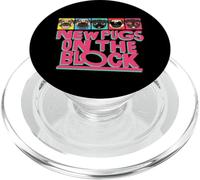 New Pugs on The Block Funny Pug Owner Pop Culture Gift PopSockets PopGrip pour MagSafe