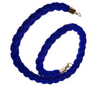 New Queue Divider Barrier/Crowd Control Rope,Hemp Heavy-Duty Twisted Stanchion Rope, for Hotel Celebration, 0.6 1.2 2 2.7 3 M Long(Blue,2.5m/8ft/98.4in)