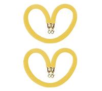 New Queue Divider VIP Stanchion Rope,60 100 150 200 250 300 Cm Crowd Control Barrier Rope, for Opening Ceremony/Concert Venues(Yellow,1.2m/4ft/47inch)
